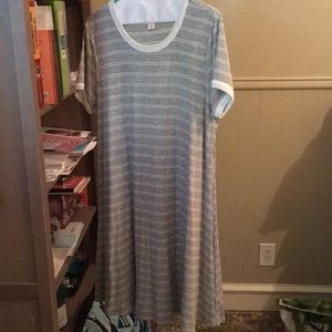 Grey swingy dress size large